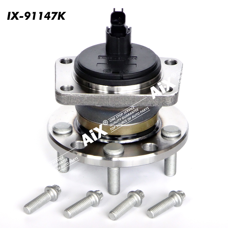 IX91147,VKBA3576,AIX Rear Wheel Bearing and Hub Assembly Kit for FORD