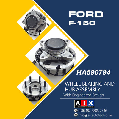AiX HA590794 Ford F-150 Front Wheel Bearing and Hub Assembly JL1Z-1104-B,JL1Z-1104-D,JL1Z-1104-H